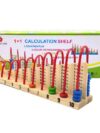 Wooden Calculation Abacus Shelf for Counting, Addition and Subtraction  Math’s Learning Early Educational Kit Toy for Kids