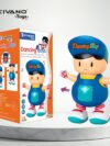Dancing Boy Musical Toy for Kids with 3D Flashing Lights, Music & 360° Moves (Battery Operated)