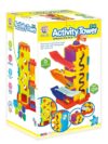 Toystor Activity Tower 5 in 1 for Kids 1+ Year with Car Race, Shape Sorter, Tumbling Panda, Wheel Slider and Hammering Fun Activities for Toddlers