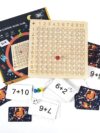 Multiplication Board Games - Wooden Math Multiplication Board Montessori Children Counting Toy