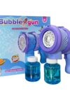 12 Hole Automatic Blowing Bubble Shooter Space Bubble Gun Toy for Kids Electric Bubble Machine with Light for Girls and Boys Party Christmas Birthday Best Ultimate Gift (Randon colr Dispatch)