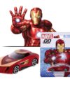 Marvel Iron Man 2 Diecast Rapid Racer Toy Car | 1:64 Diecast Toy Car Go Collection | Ages 3 & Up, Multicolor