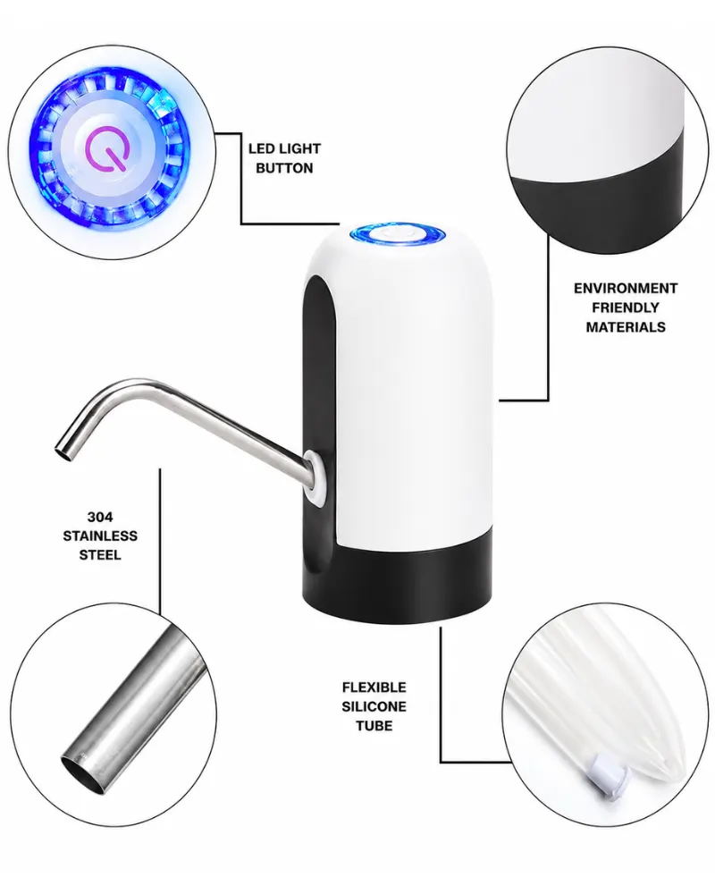 AquaFlow Rechargeable Water Dispenser Pump - Image 5